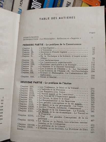 cuvillier - Bouveau précis de philosophie : La connaissance l'action