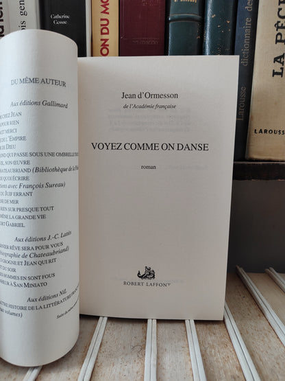 d'Ormesson - Voyez comme on danse
