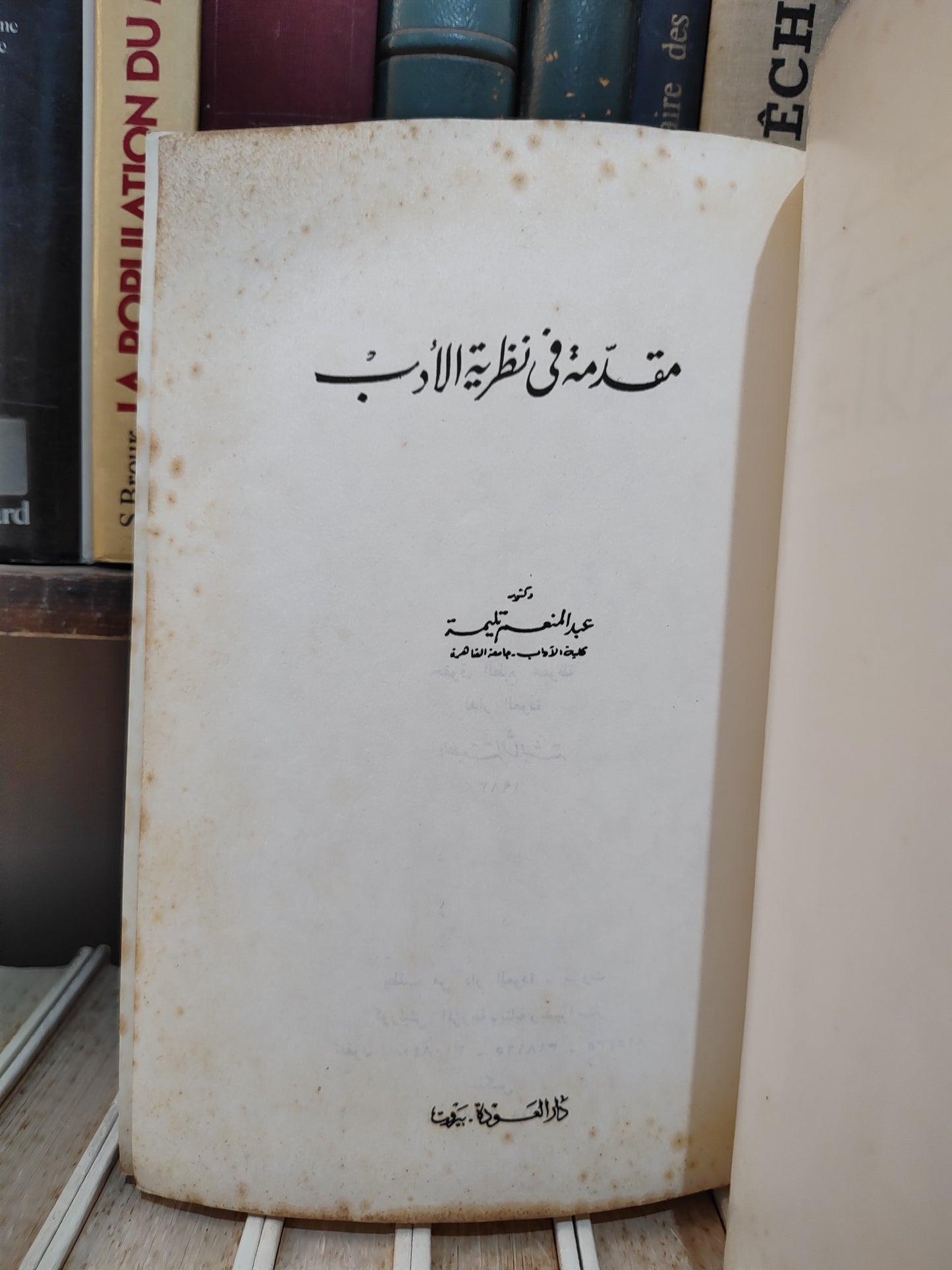 تليمة - مقدمة في نظرية الأدب