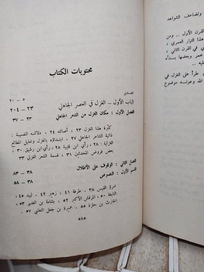 فيصل - تطور الغزل بين الجاهلية و الاسلام