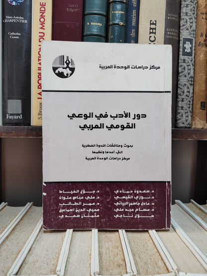 دور الادب في الوعي القومي العربي