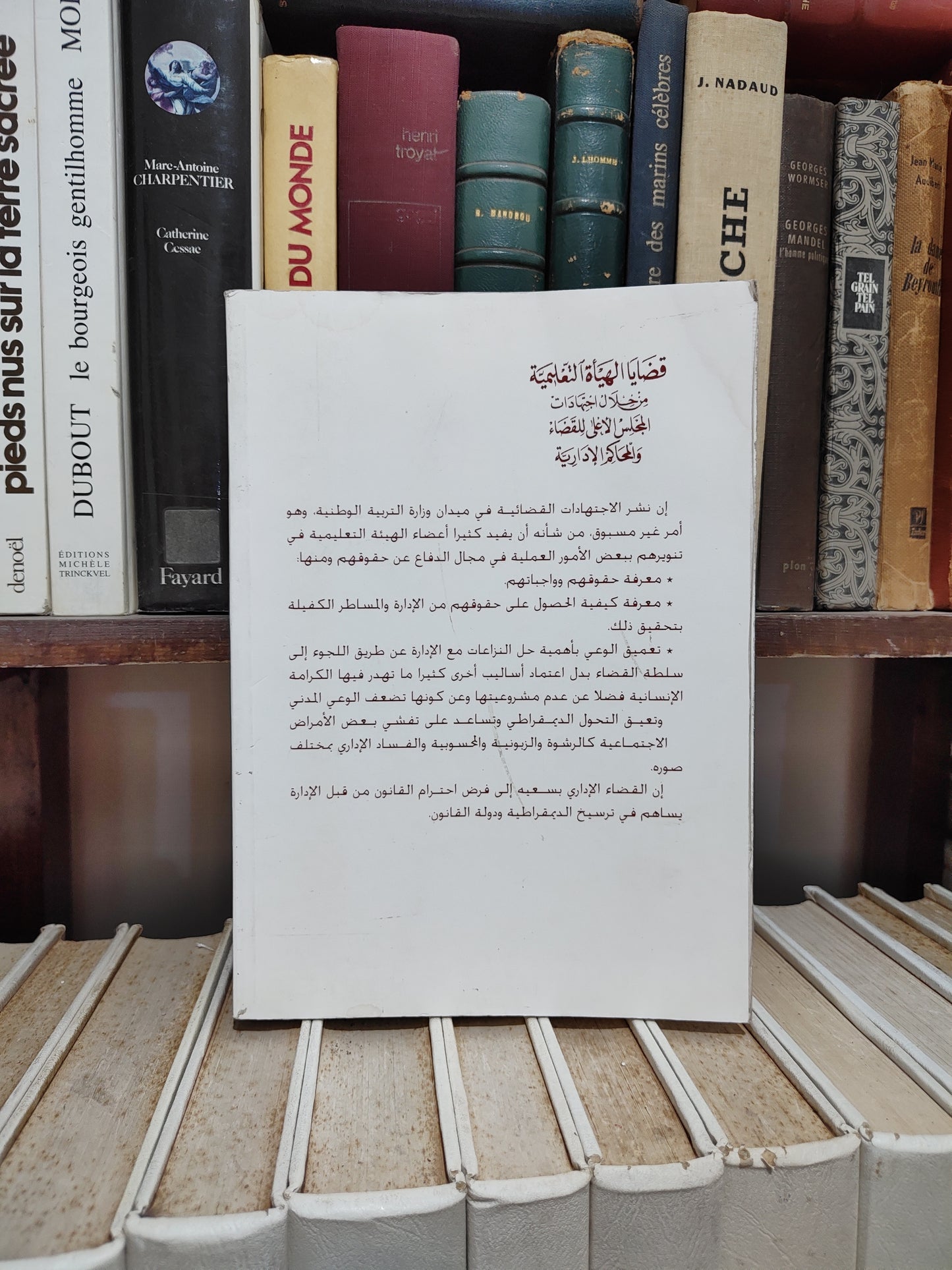 باحدو - قضاء الهيأة التعليمية من خلال اجتهادات المجلس الأعلى و المحاكم الادارية