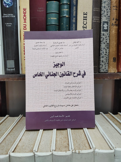 قيلش - الوجيز في شرح القانون الجنائي المغربي