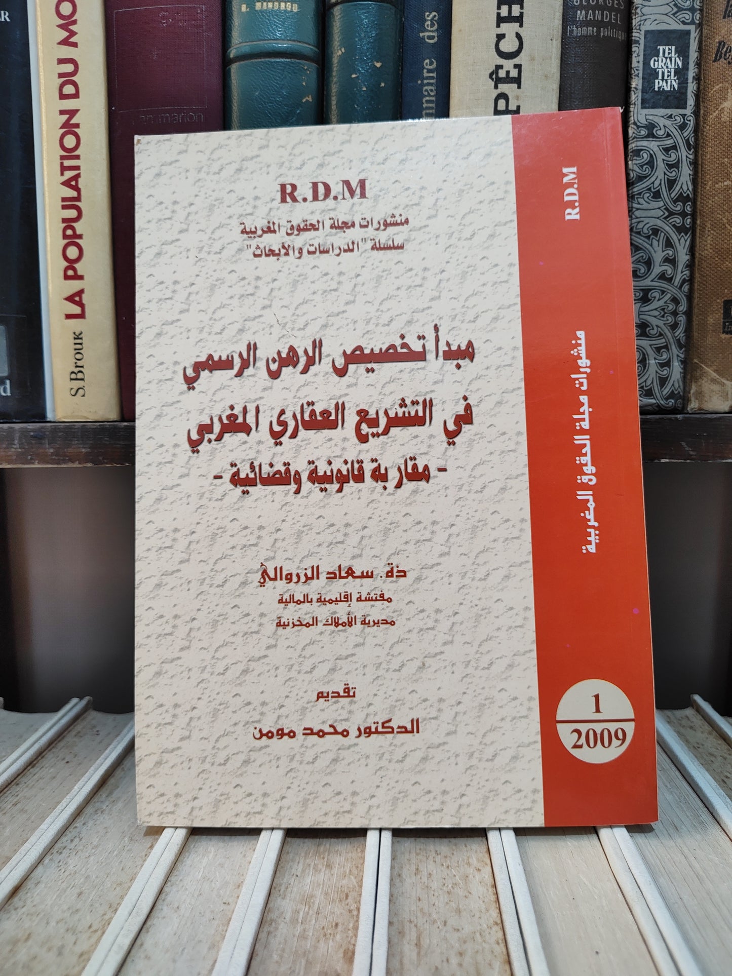الزروالي - مبدأ تخصيص الرهن الرسمي في التشريع العقاري المغربي