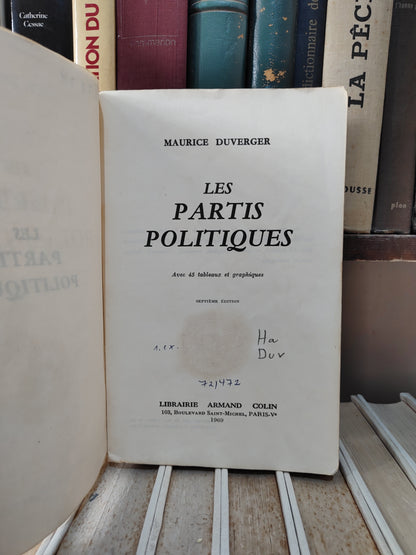 duverger - Les partis politiques