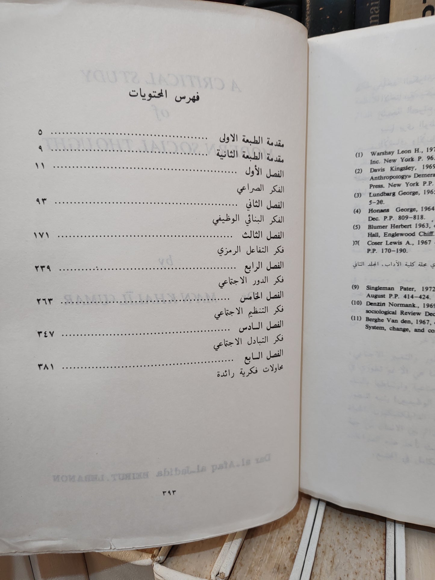 فكر - نقد الفكر الاجتماعي المعاصر