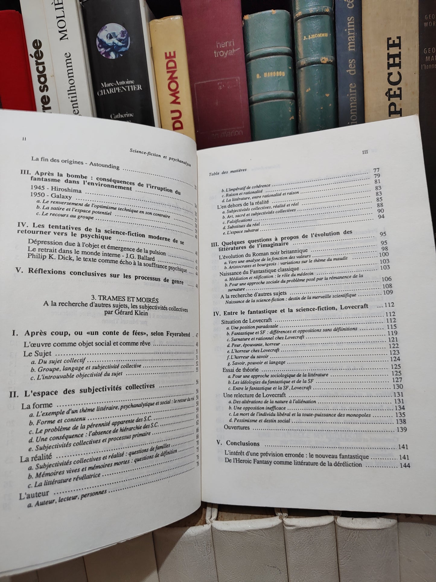 Thoan - Sciences fiction et psychanalyse : L'imaginaire social de l'S.F