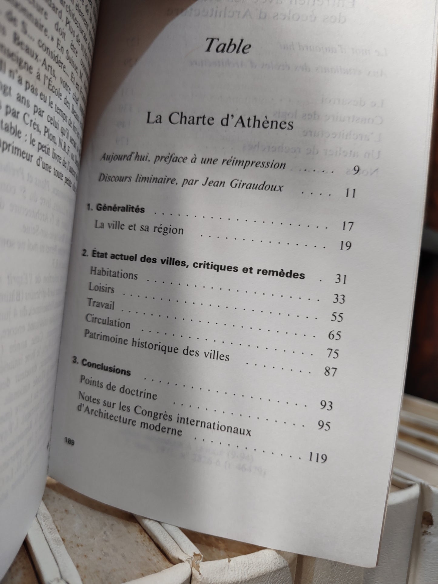 Corbusier - La Charte d'Athènes