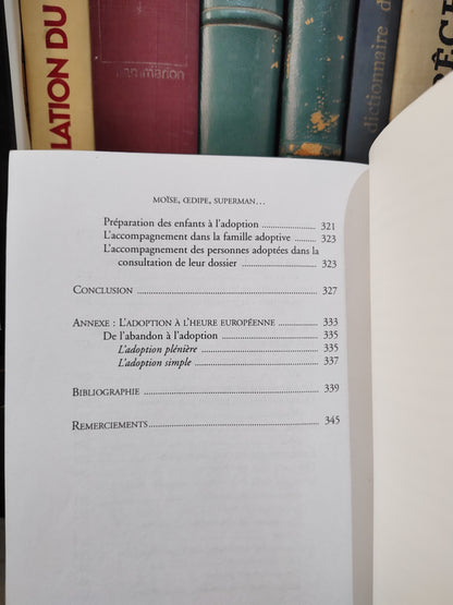 Sophie - Moïse, Œdipe, superman de l'abandon à l'adaptation