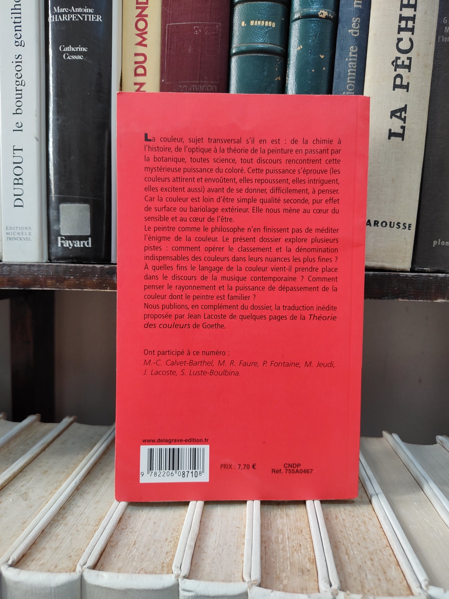 Cahiers philosophiques n 96 dossier La couleur