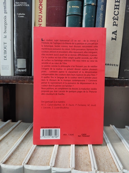Cahiers philosophiques n 96 dossier La couleur