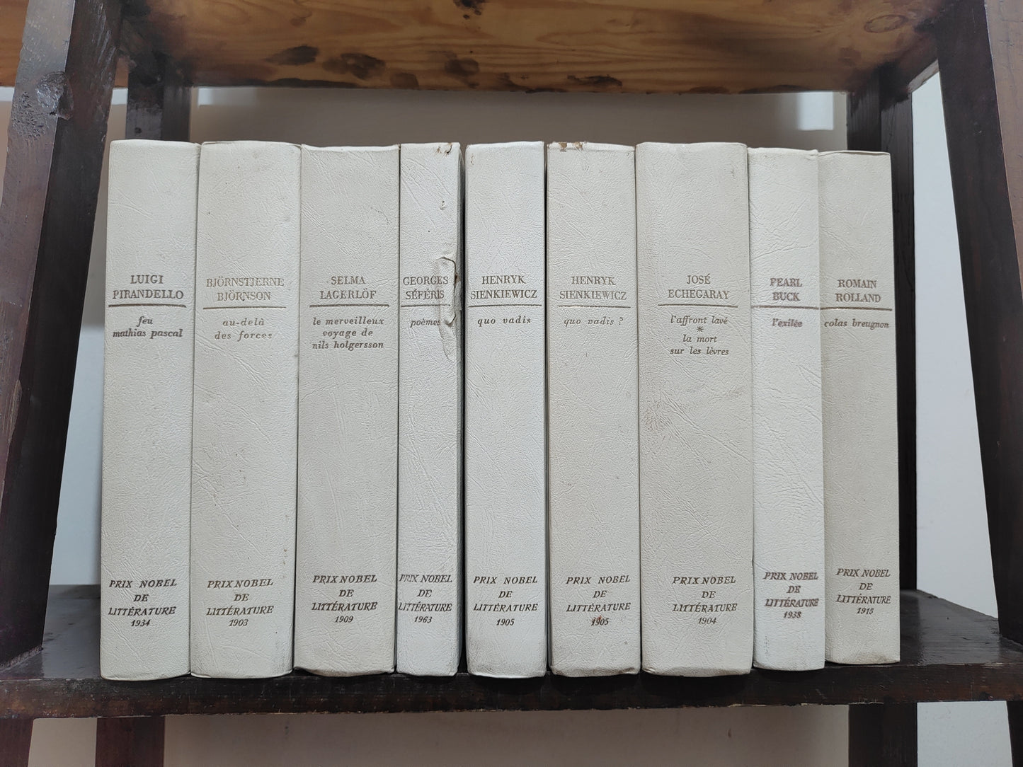 Collection prix nobel de littérature 20 titres