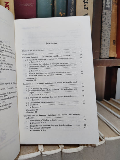 Reuchlin - Précis de statistique : Présentation notionnelle