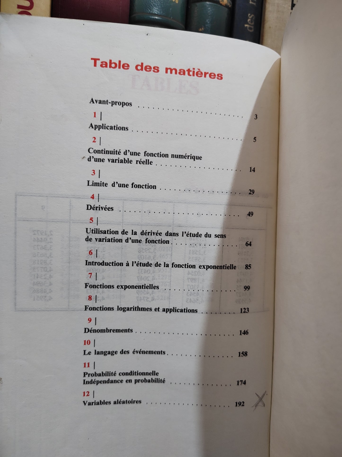 Mathématiques Terminale A