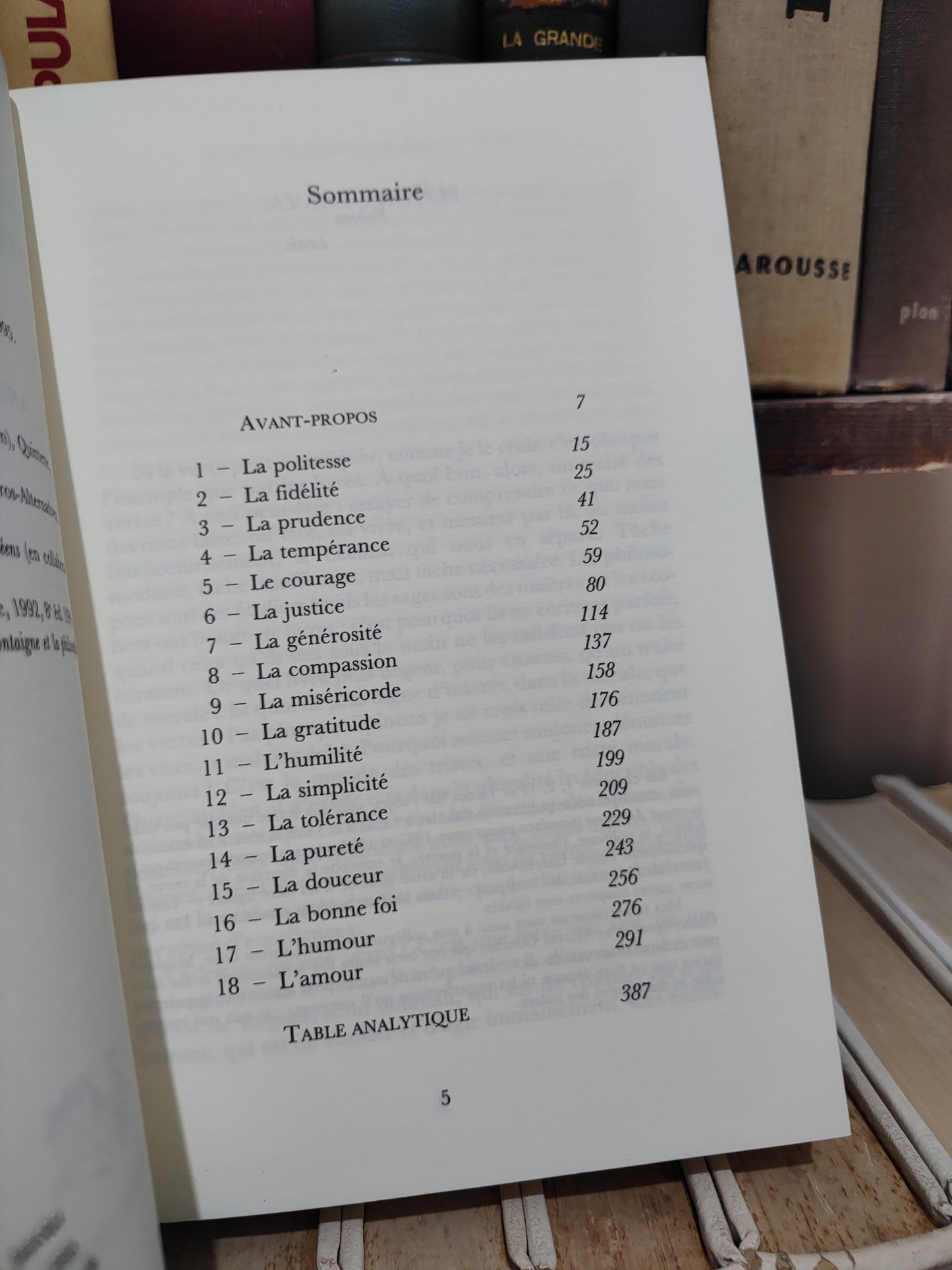 Compte sponville - petit traité des grandes vertus
