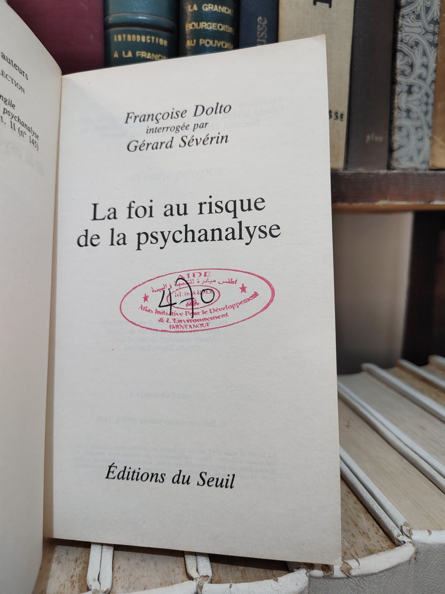 Dolto - La foi au risque de la psychanalyse