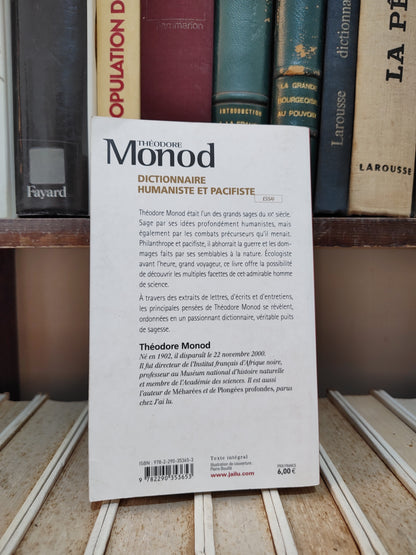 Monod - Dictionnaire humaniste et pacifique