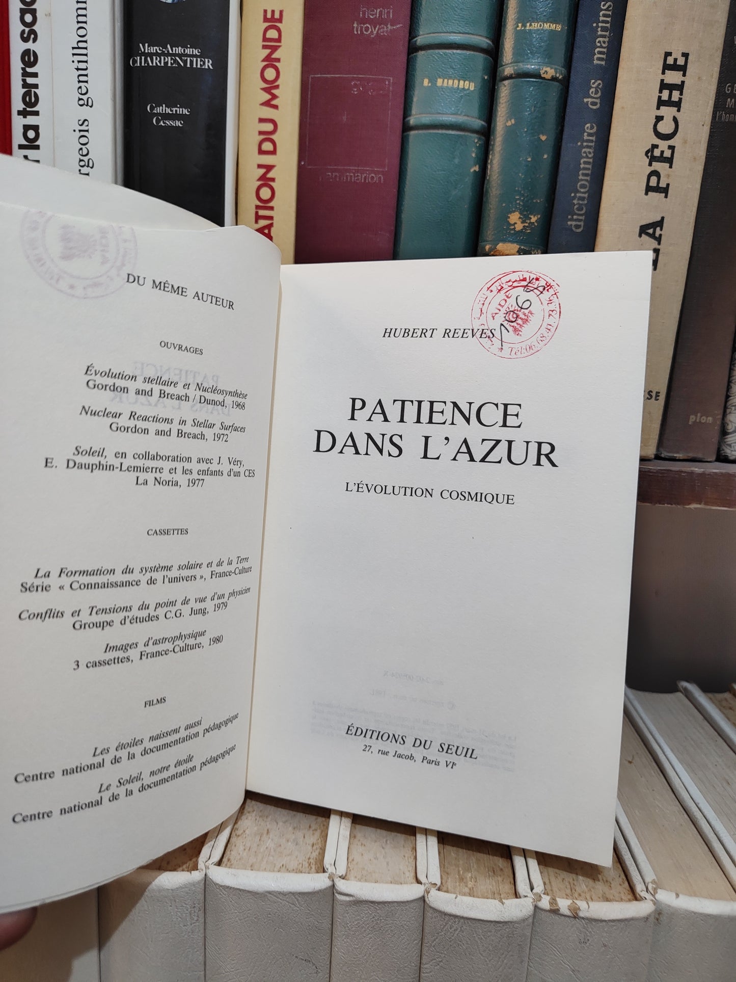 Reeves - Patience dans l'azur l'évolution cosmique