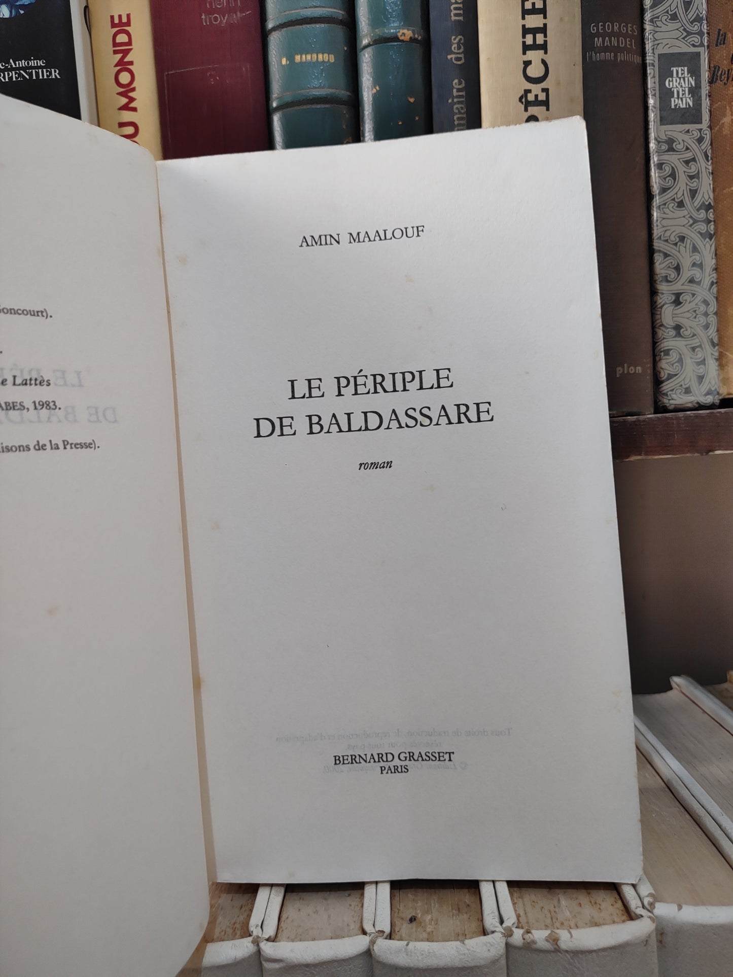 Maalouf - Le périple de Baldassare