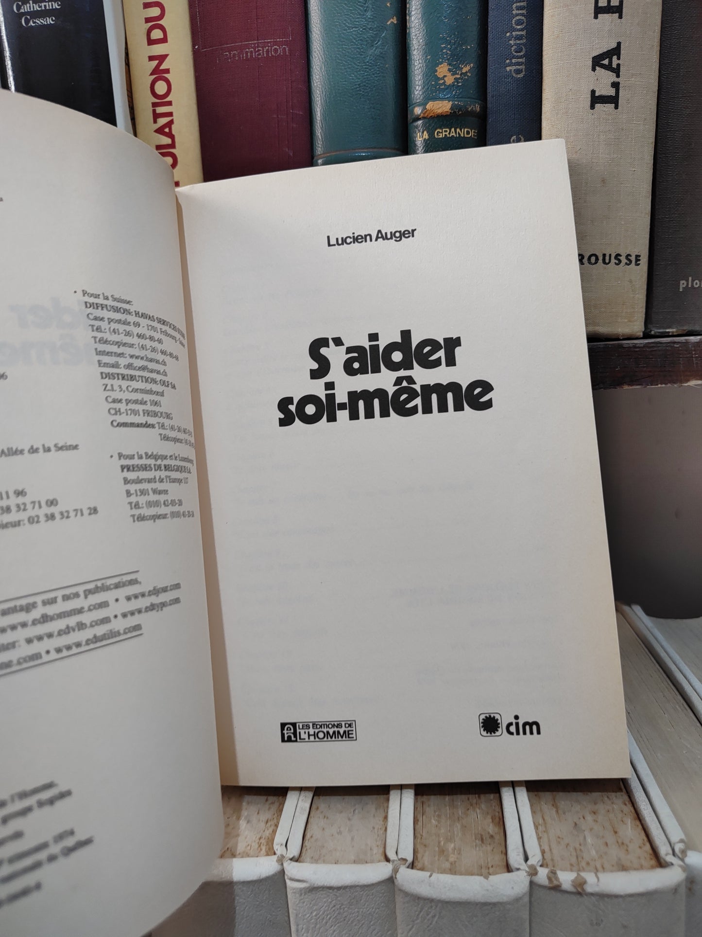 Auger - S'aider soi-même une psychothérapie par la raison