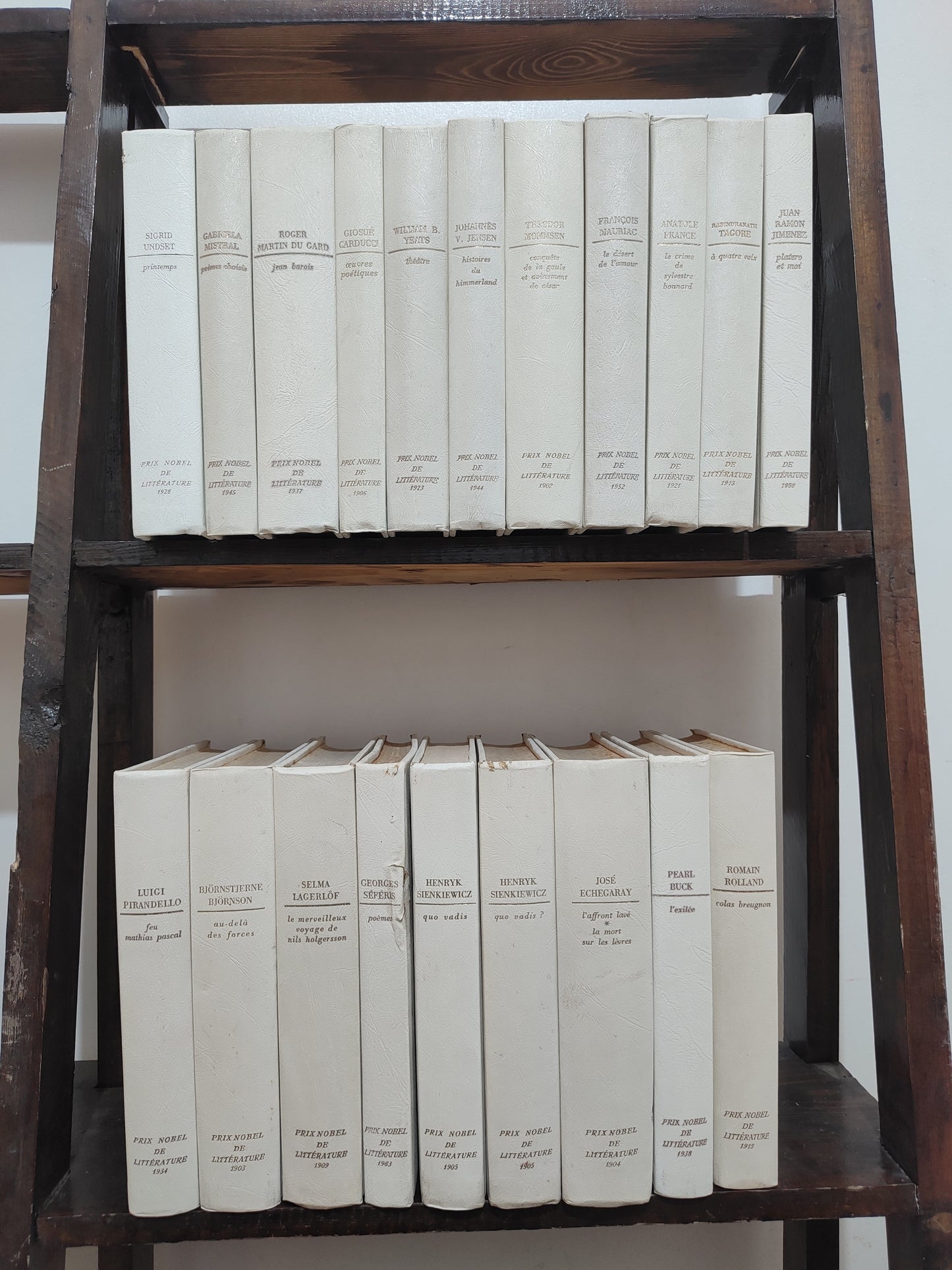 Collection prix nobel de littérature 20 titres