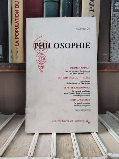 Philosophie n 20
