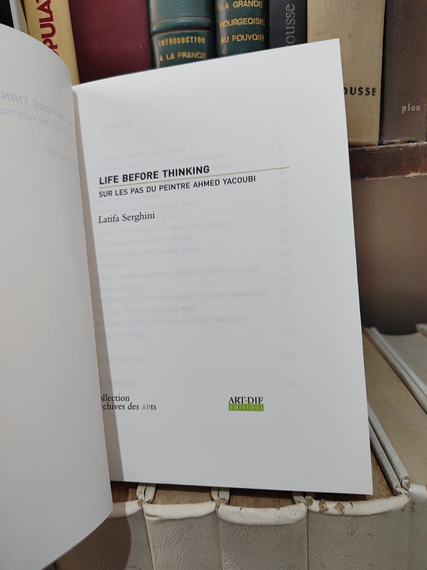 Serghini - life before thinking sur les pas du peintre Ahmed Yacoubi