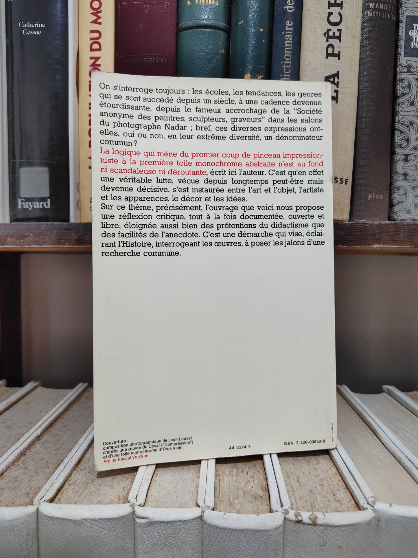 Bordier - L'Art moderne et l'Objet