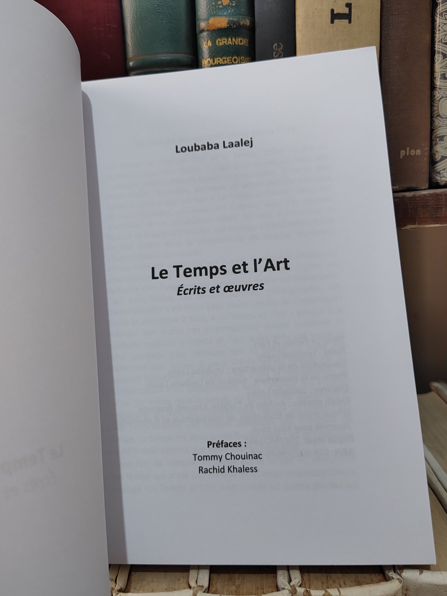 Laalej - Le temps et l'art
