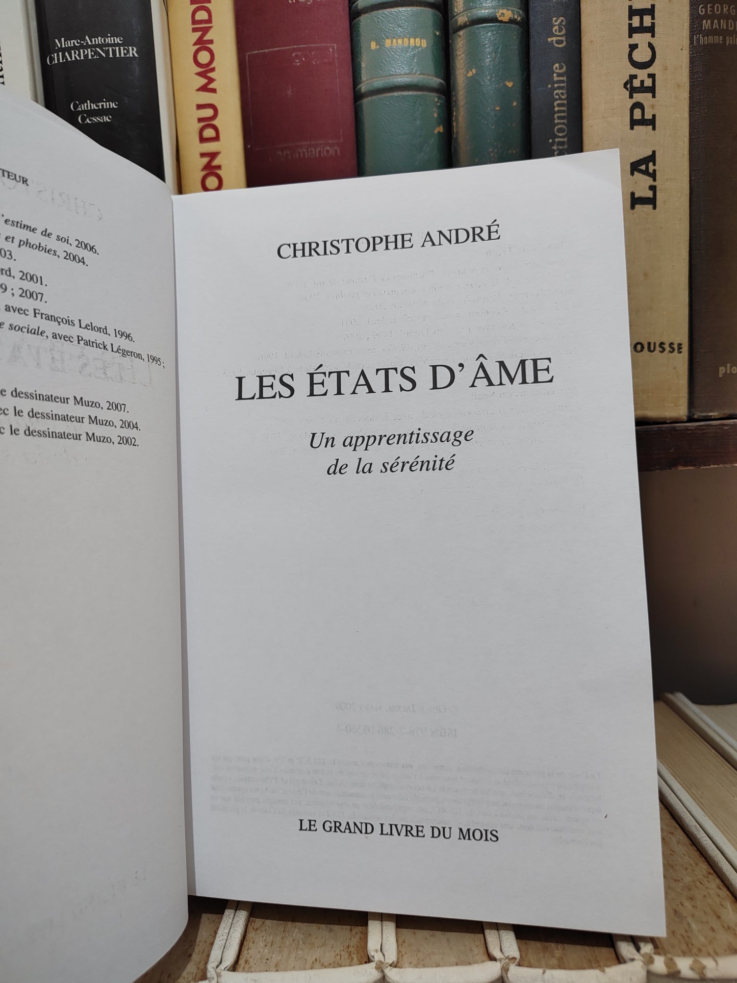 André - Les états d'âme : un apprentissage de la sérénité