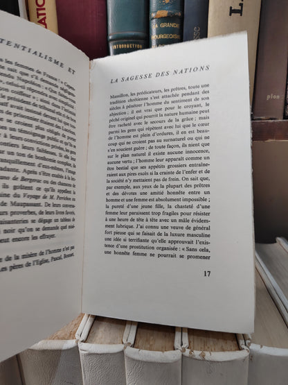Beauvoir - L'existentialisme et la sagesse des nations