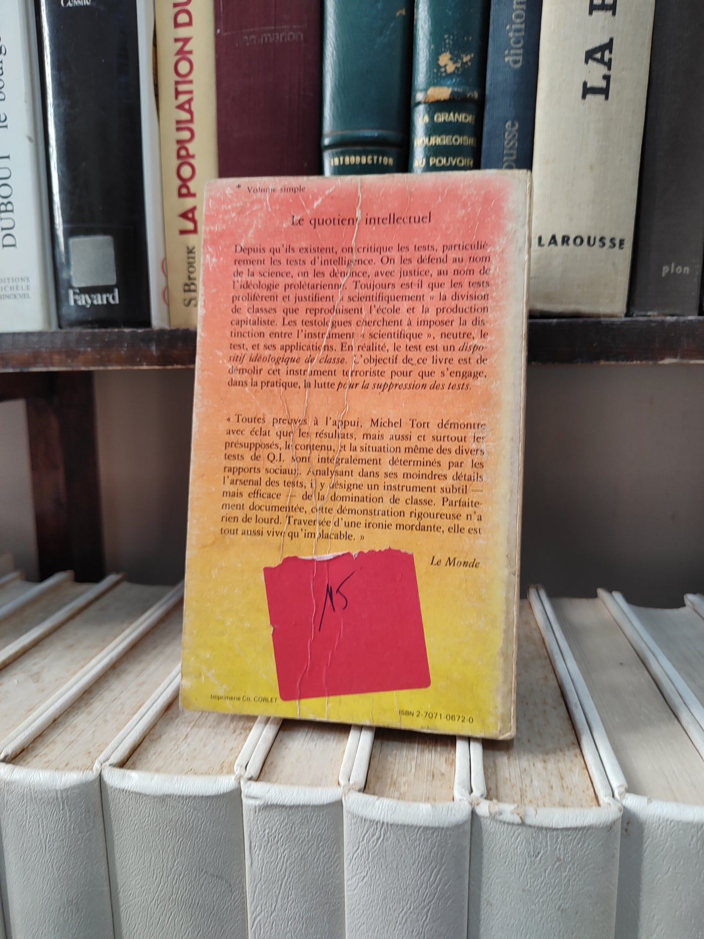 Tort - Le quotient intellectuel