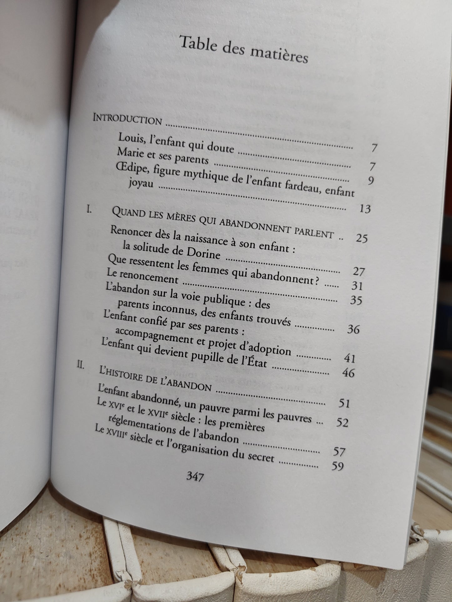Sophie - Moïse, Œdipe, superman de l'abandon à l'adaptation