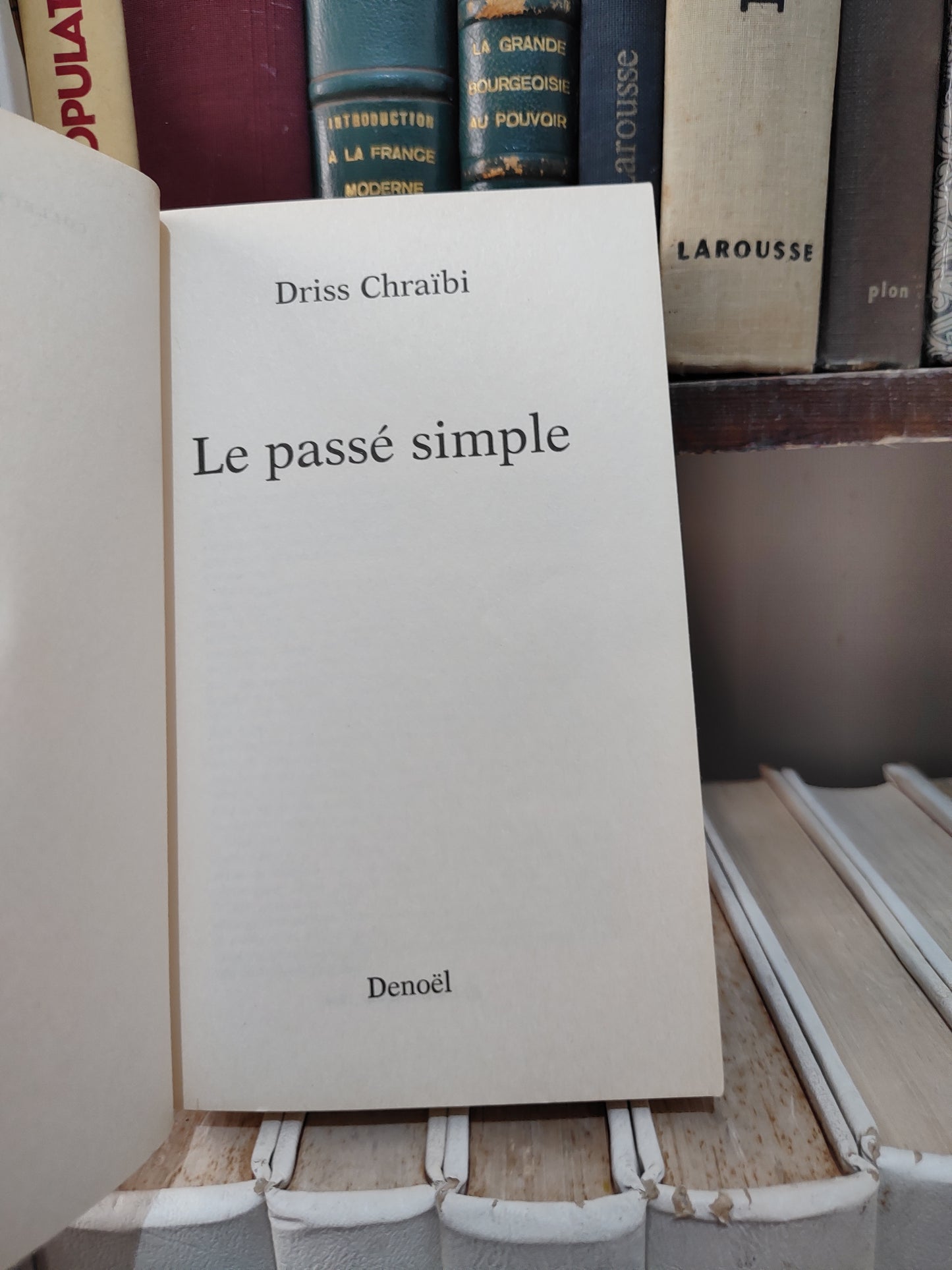 Chraibi - Le passé simple
