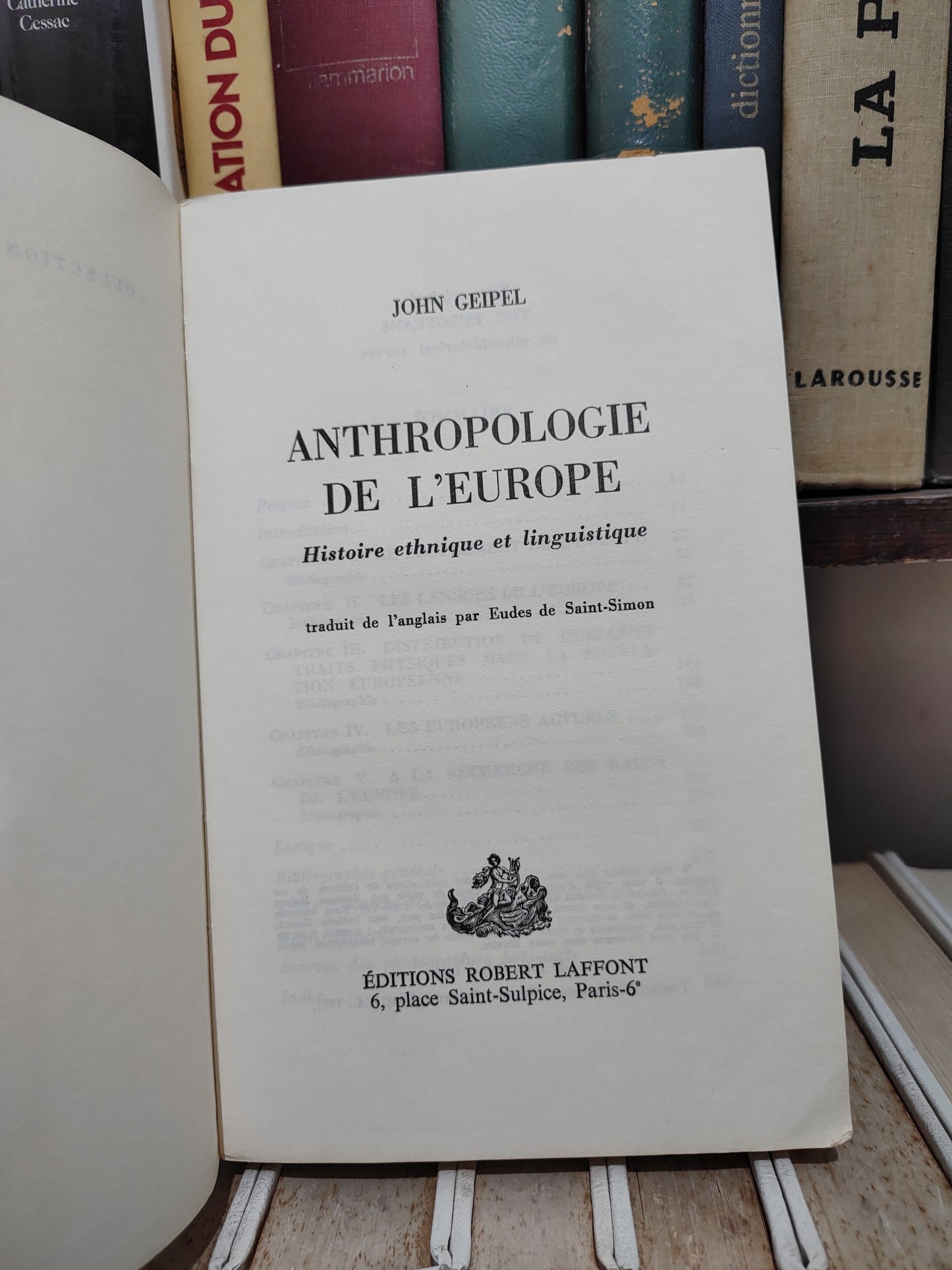 Geipel - Anthropologie de l'Europe une histoire ethnique et linguistique