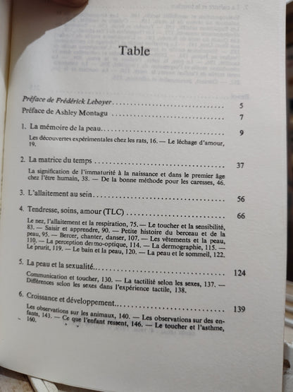 Montagu - La peau et le toucher un premier language