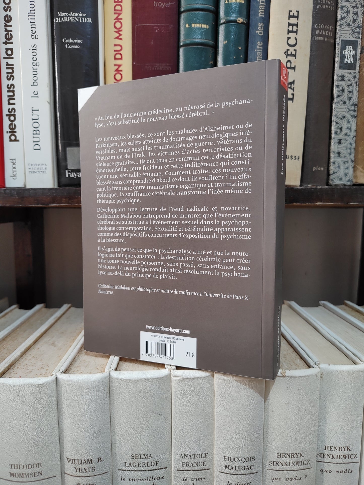 Malabou - Les nouveaux blessés de Freud à la neurologie...