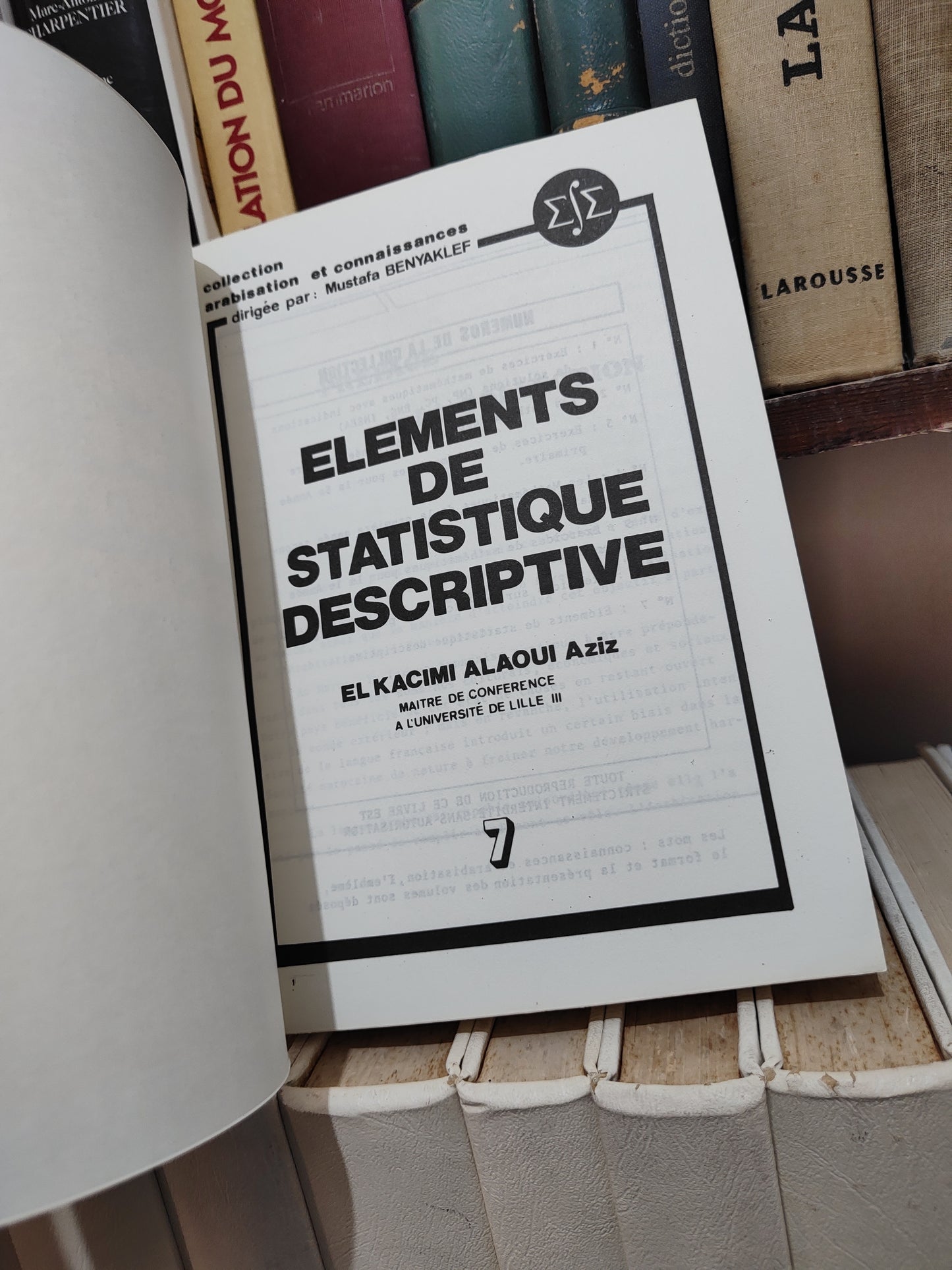 Éléments de statistique descriptive