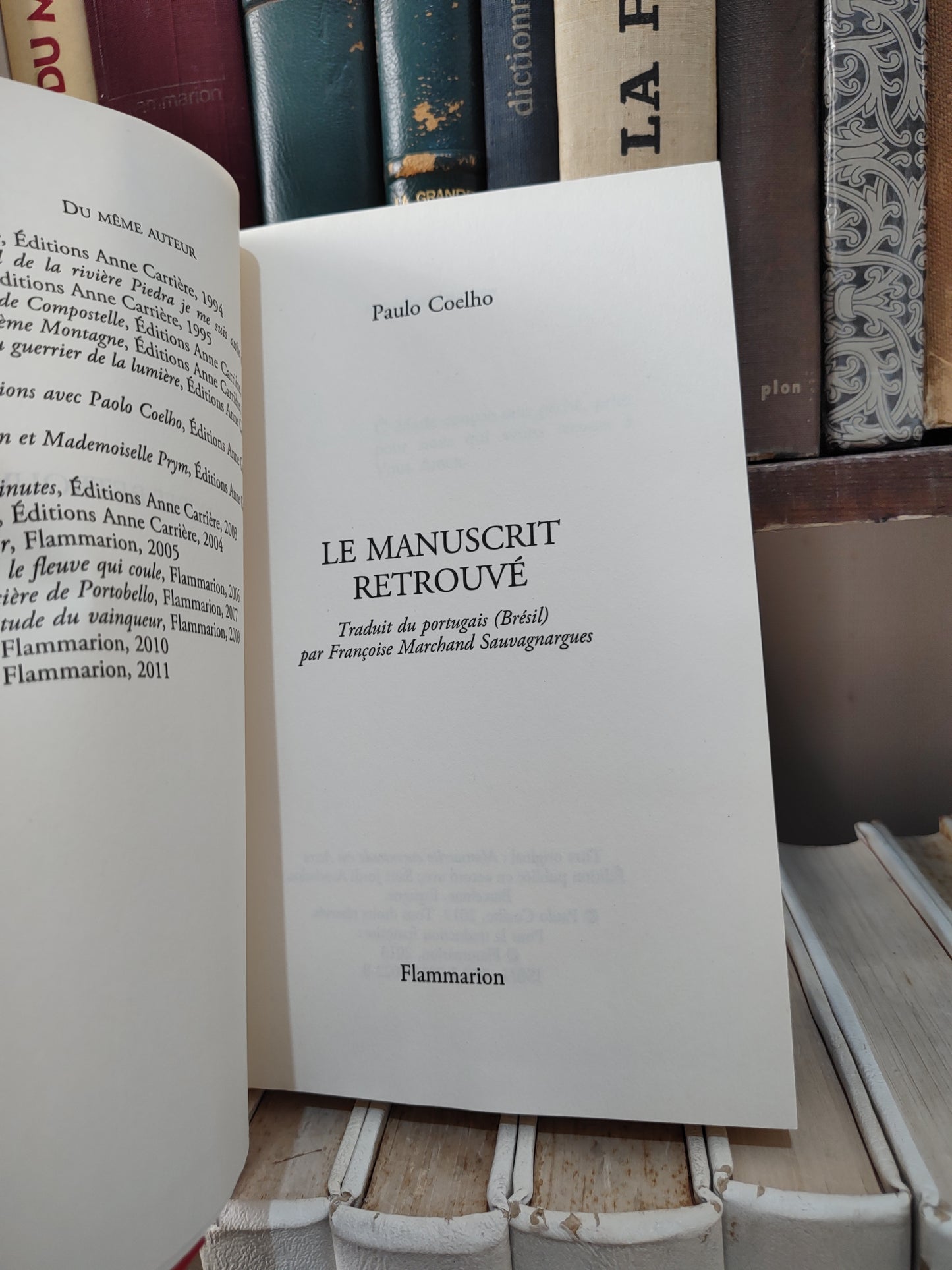 Coelho - Le manuscrit retrouvé