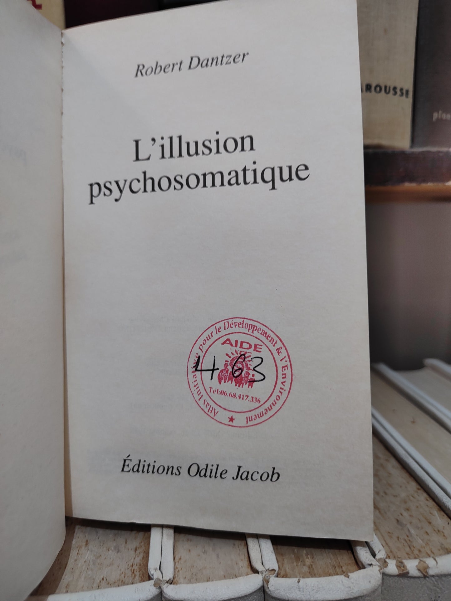 Dantzer - L'illusion psychosomatique
