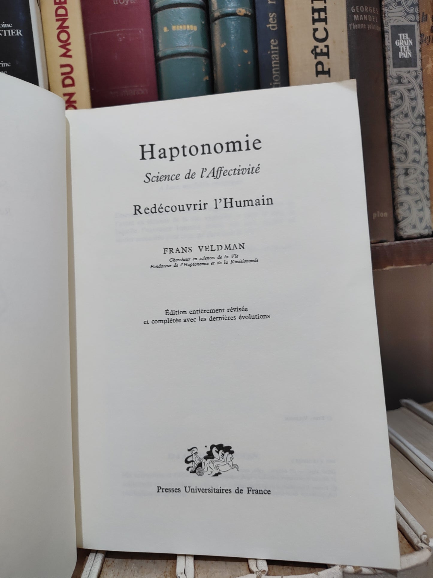 Veldman - Haptonomie : Sciences de l'affectivité