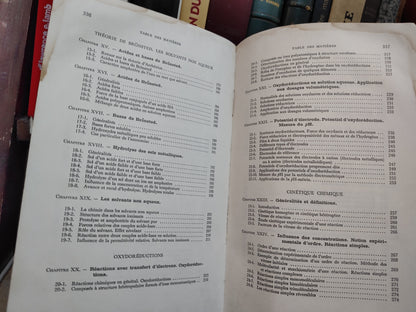 Dévoré - Cours de chimie chimie générqle thermodynamique et cinétique chimique