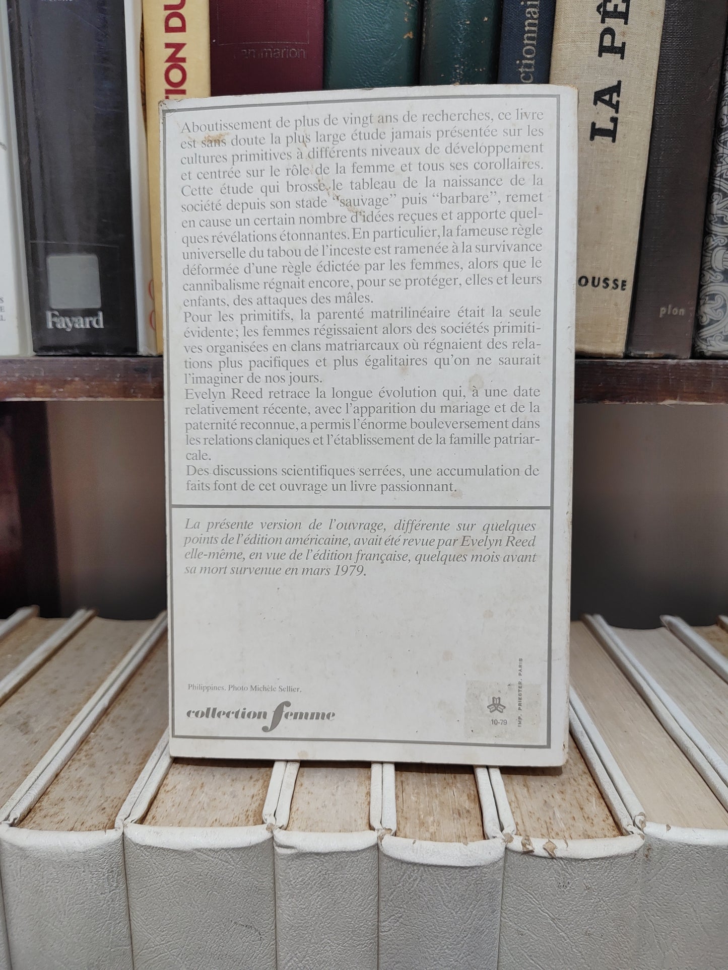 Reed - Féminisme et Anthropologie