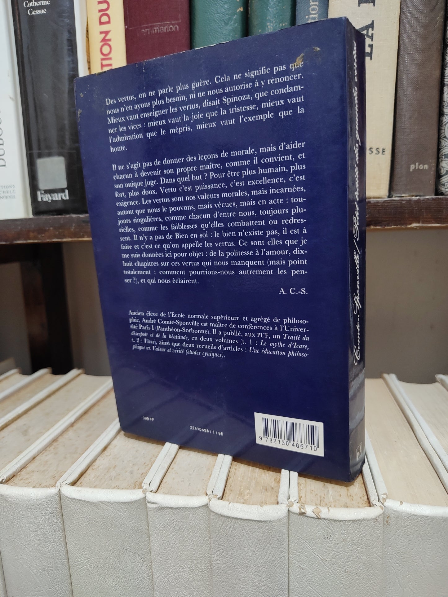 Compte sponville - petit traité des grandes vertus