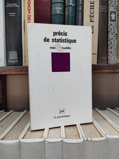 Reuchlin - Précis de statistique : Présentation notionnelle