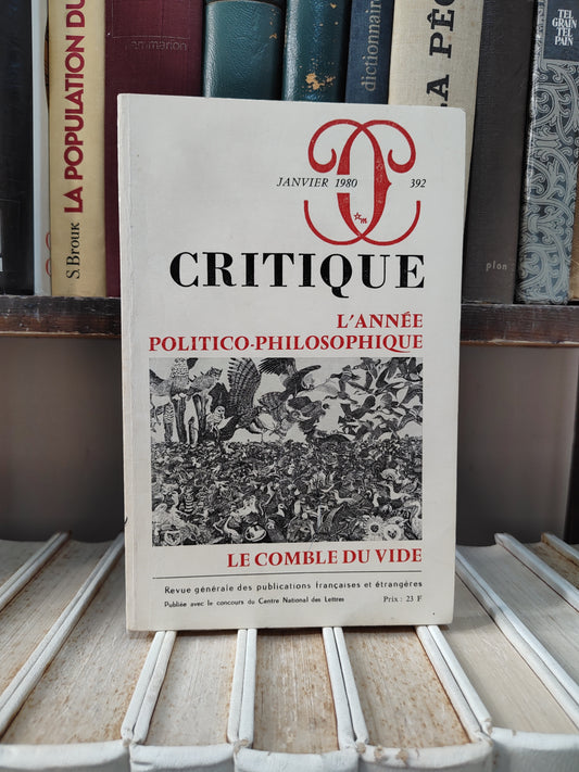 Critique n 392 1980