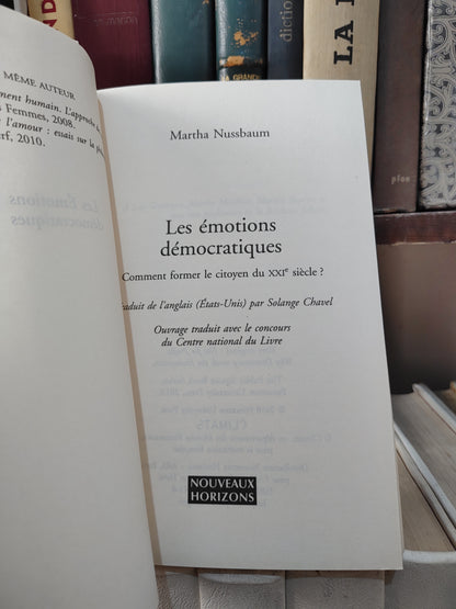 Nussbaum - Les émotions démocratiques