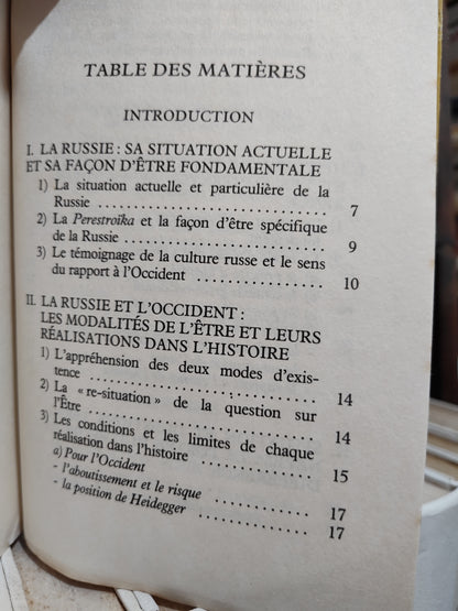 Dennes - Russie-occident philosophie d'une différence