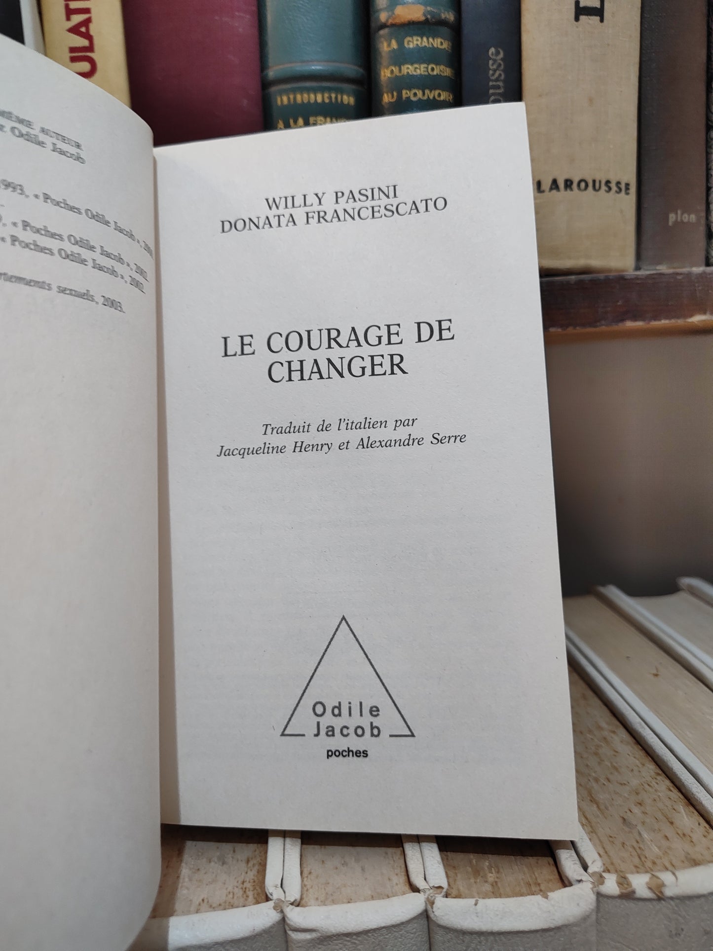 Pasini - Le courage de changer