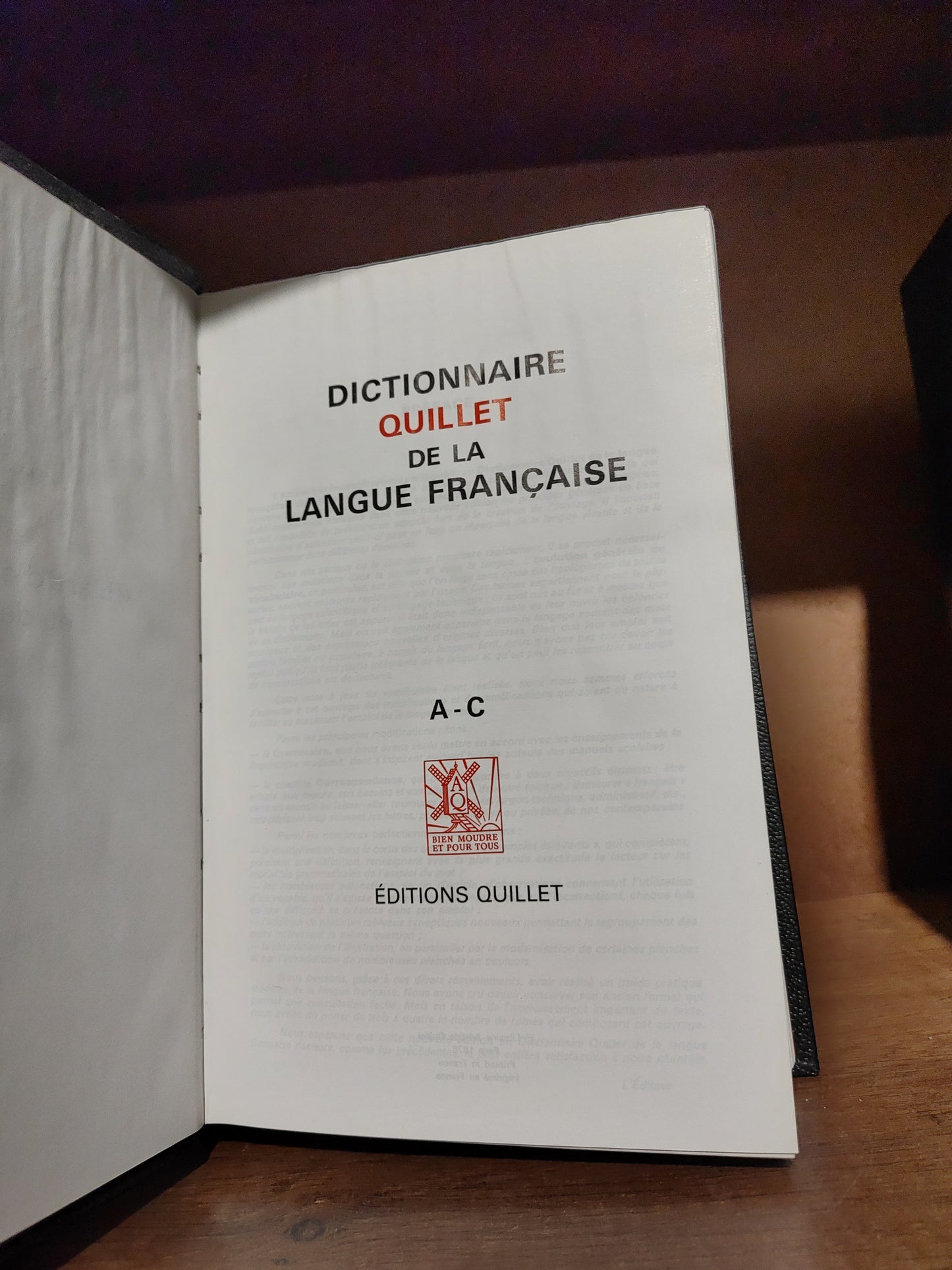 Dictionnaire Quillet de la langue française